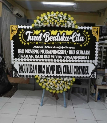 Papan Bunga di Cintaratu Parigi